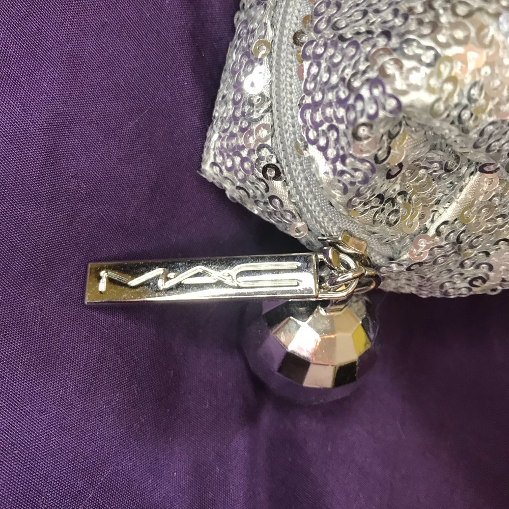 Mac Cosmetics Small Sequin Makeup Bag - image 2